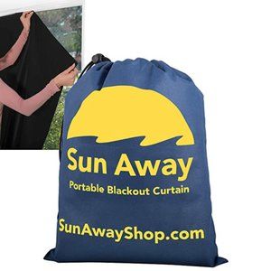SUN AWAY Portable Blackout Curtain with Window Suction Cups cover🤩🤩🤩🤩🤩